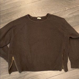 Silence + Noise Brown Sweater